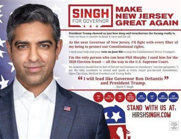 Hirsh Singh Wikipedia And Age: Get To Know The Politician Running For NJ Governor