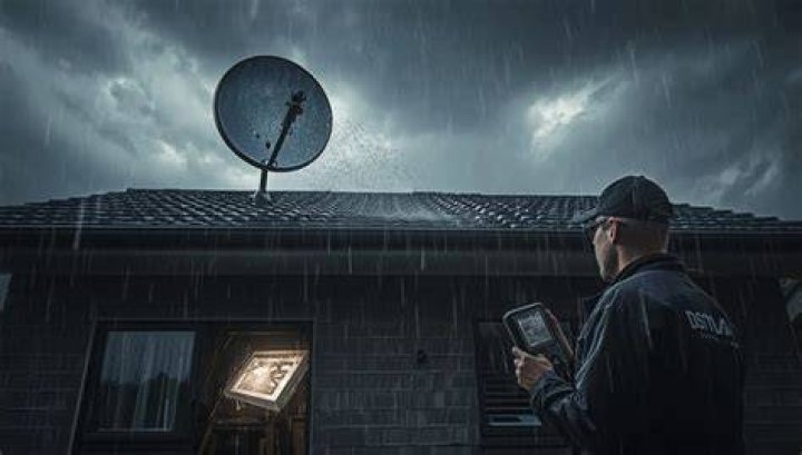 How can we prevent satellite signal loss in rain