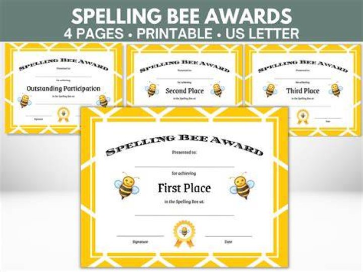 How to spell award