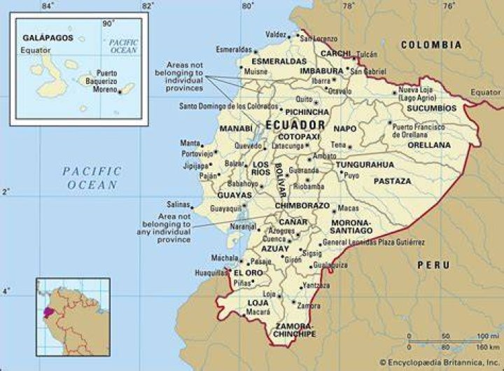 What continent is ecuador