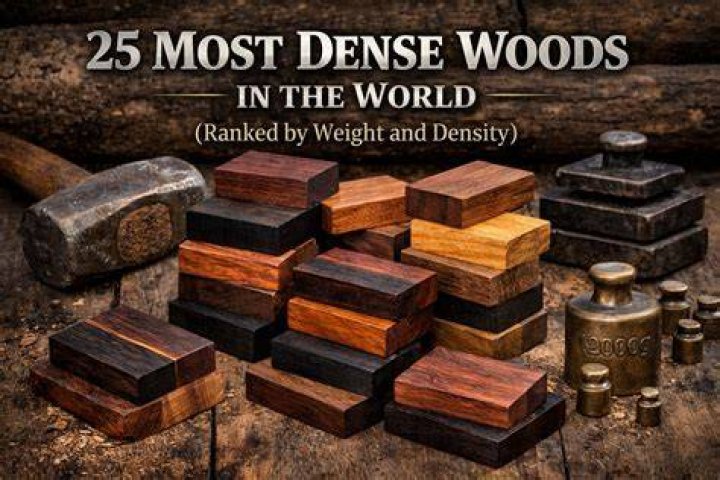 What is more dense wood or brick
